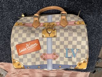 Limited: Louis Vuitton Damier “Trunk Collection” Speedy 30 With Shoulder Strap