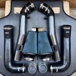370z Carbon Fiber Intakes