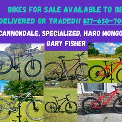 Bikes For Sale Cannondale Specialized Haro Mongoose 
