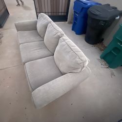 MUST SELL  2 Couches, 1 Is A 2 Cushion Couch And The Other Is A Three Cushion Couch. 