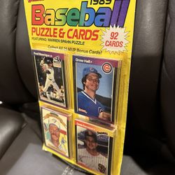 DONRUSS 1989 Baseball Puzzle & Cards