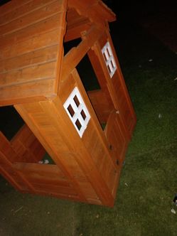 Etokfoks wooden kids play house