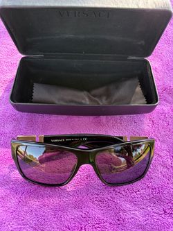 Versace Black Sunglasses Made in Italy