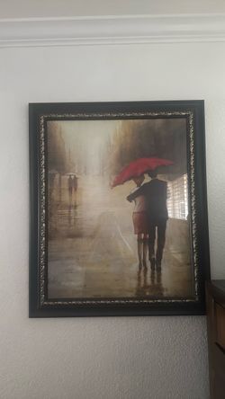 Home interior wall frame
