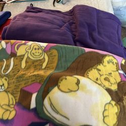 Material Front And Back To Make Tie Blanket 