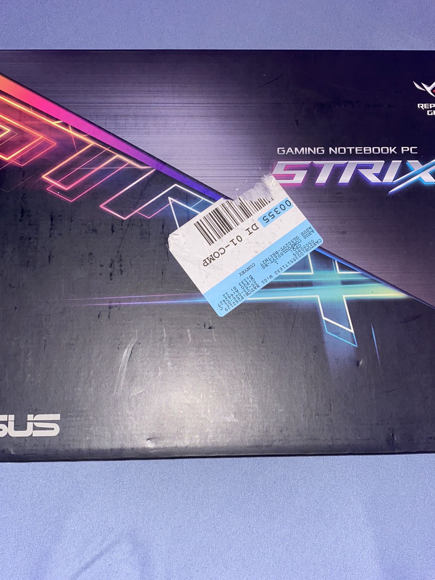 asus strix (gaming note book pc)