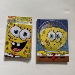 SpongeBob Themed Party Invitations And Hardcover Book