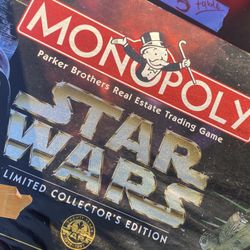 limited collectors edition monopoly (star wars)