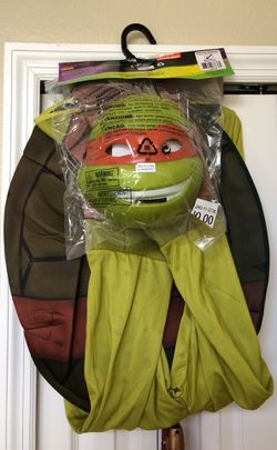 Kids TMNT Halloween costume size medium Michelangelo new