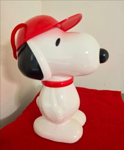 10" Vintage Peanuts Snoopy Bank