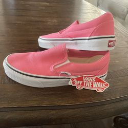Hot Pink Slip On VANS/Unisex