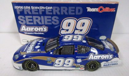 1/24 Michael Waltrip #99 Aaron's 2006 Preferred Series Team Caliber Diecast Car