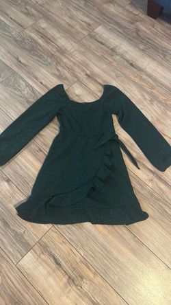 Girls Dark Green Dress size S