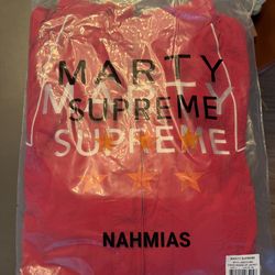 Marty Supreme Nahmias Warm Up Jacket- Red, USA edition - Large