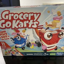 Grocery go kart board game 