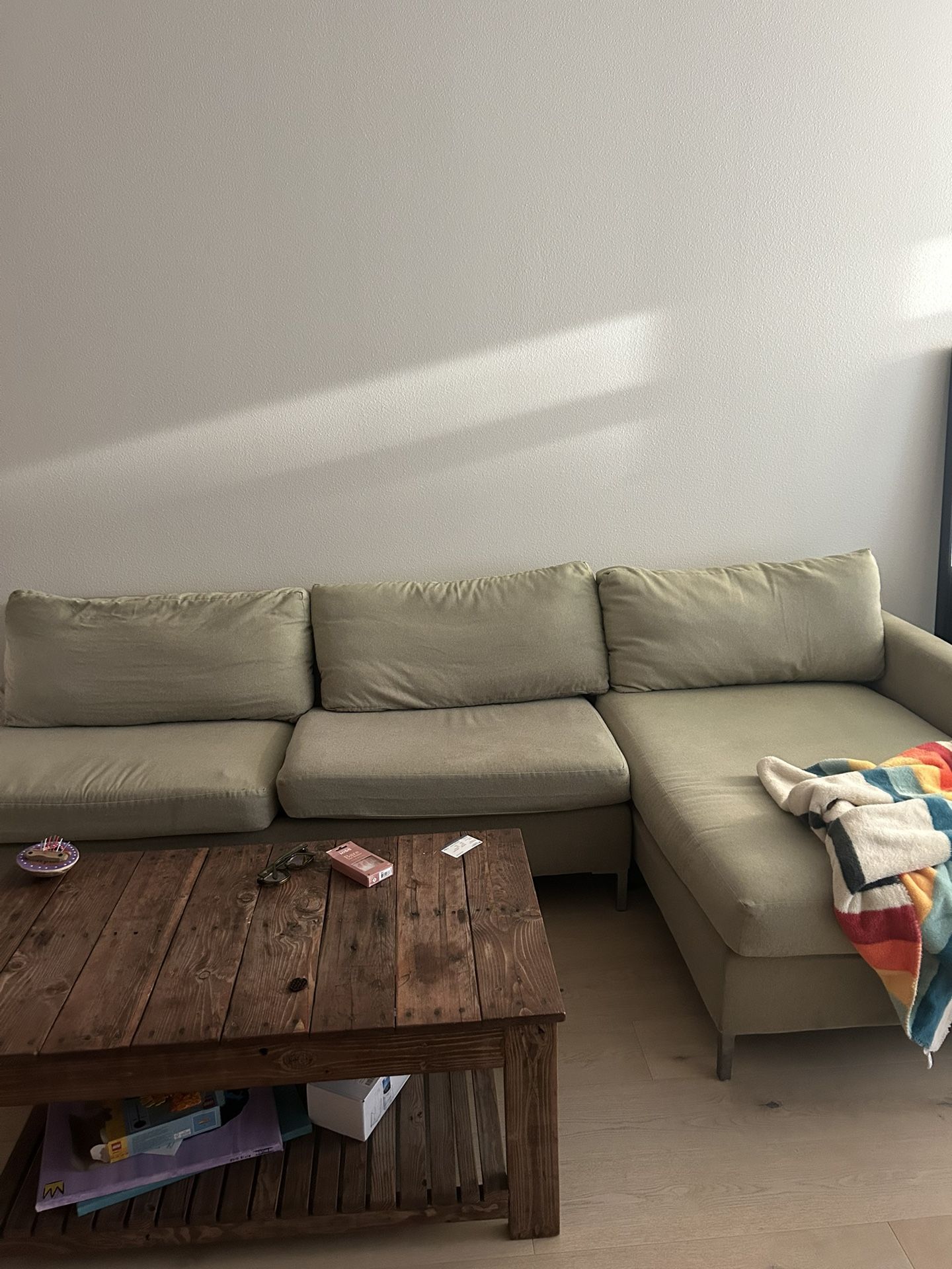 Couch and coffee table