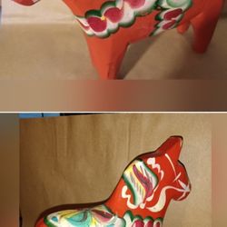 Vintage Swedish Handcarved Horse
