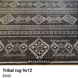 Tribal rug 9x12