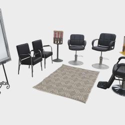 Barber And Salon Chairs And Ect.