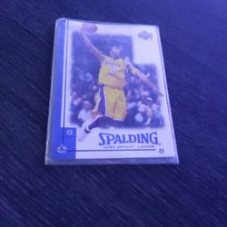 2001-02 Upper Deck Spalding Kobe Bryant Lakers