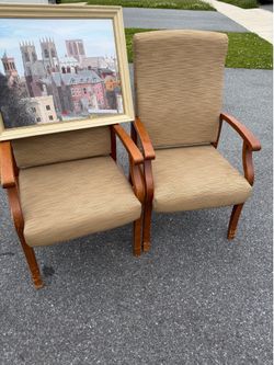 2 padded chairs Free