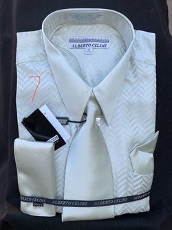 SALE Hand Tailored by ALBERTO CELINI 3pics Shirt