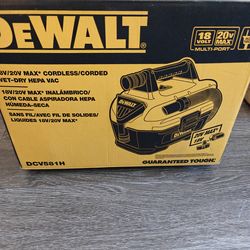 DeWalt cordless/corded wet-dry HEPA VAC