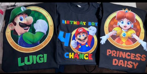 Super Mario custom t shirt