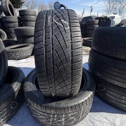 USED pair of Continental Extreme 255/45/20 tires