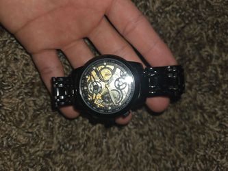Nektom Black Stainless Steel Watch