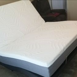 Adjustable base with mattress NEW