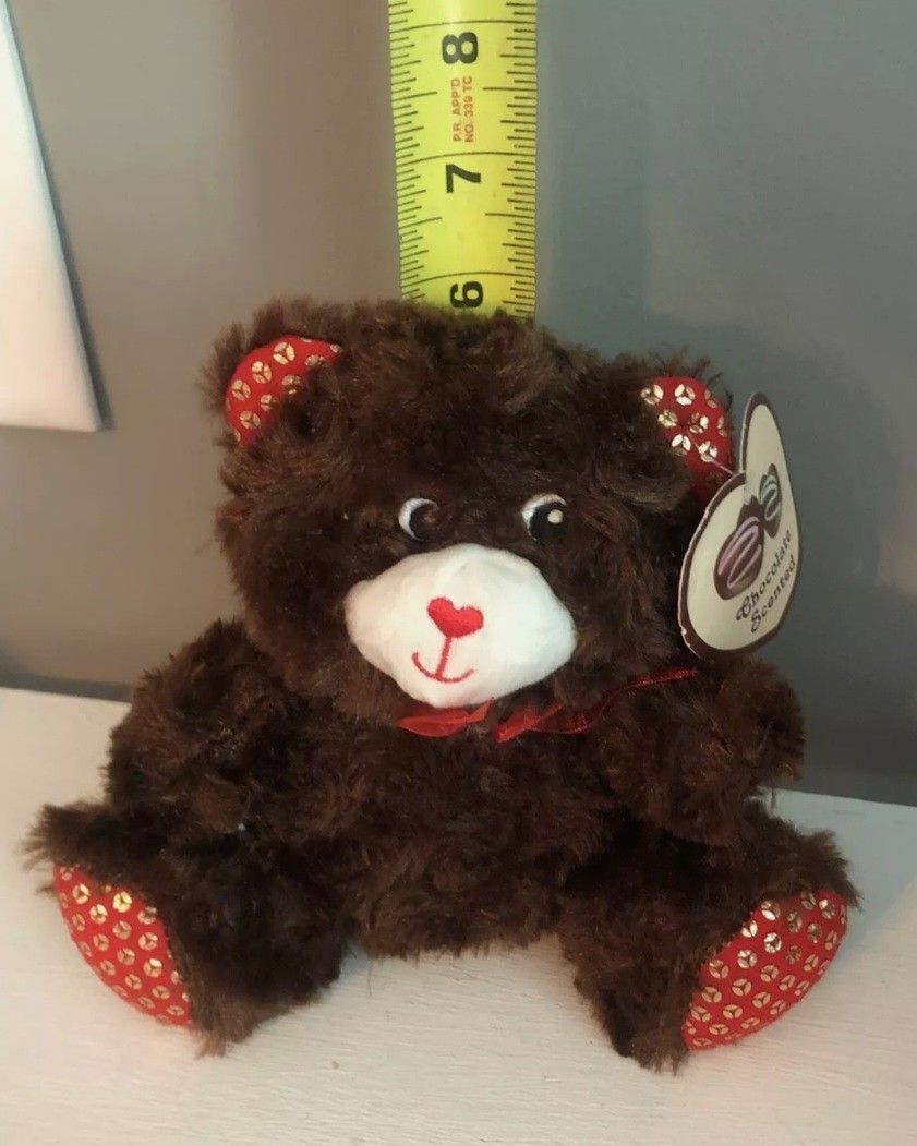 Fuzzy Friends Chocolate Scented Bear No Scent Stuffed Animal Plush Toy