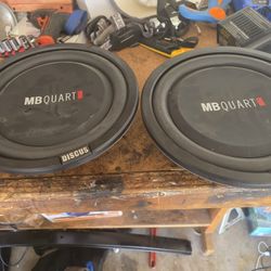 MB Quart 12 Inch Drivers Audio Subwoofers