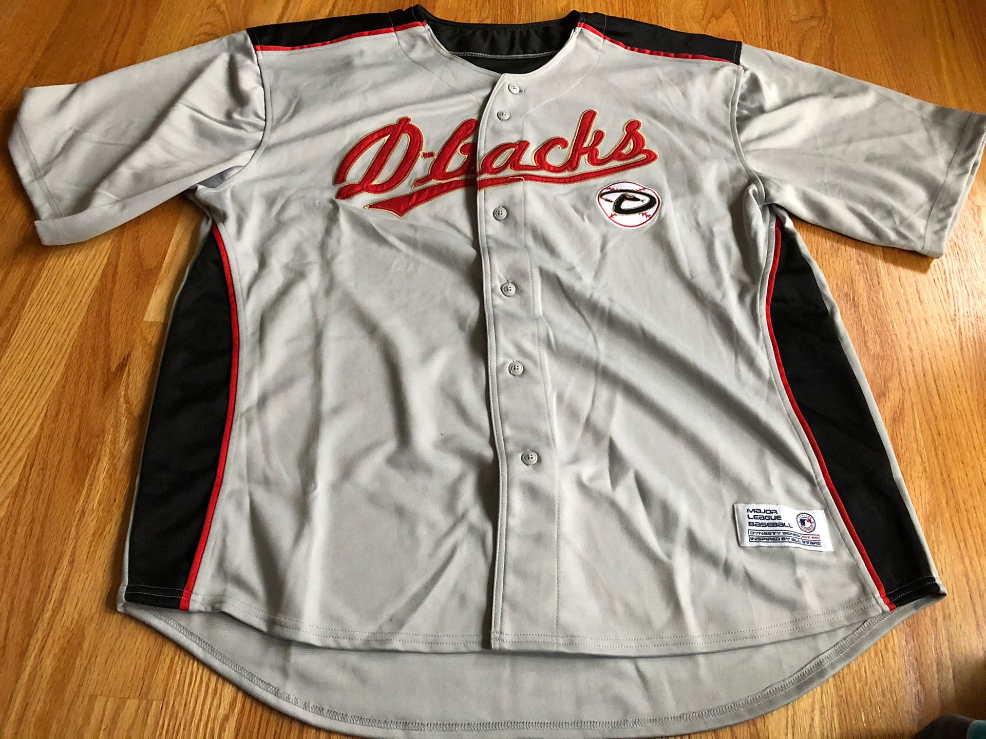 New MLB D-backs Jersey Dynasty Series Size XXL (50-52)