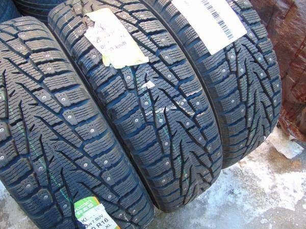 3 New Old Stock 225 70 16 Nokian Nordman7 SUV Studded Tires 107T Date 2018