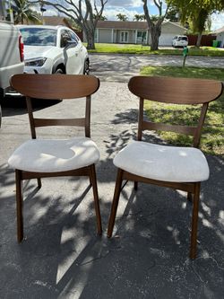 Chairs Pair Excellent Condition 