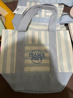 Trader Joe’s blue mini tote New
