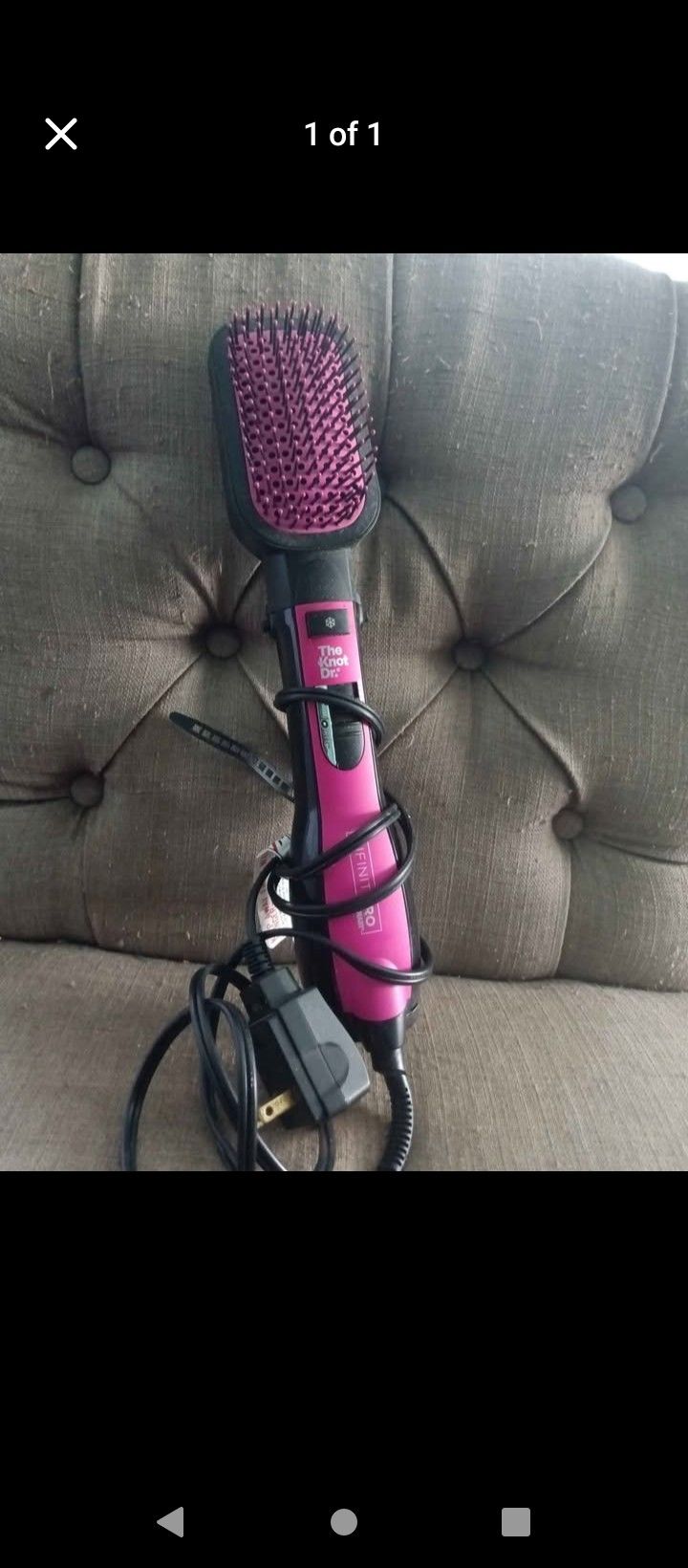 Pink Electric Hair Brush