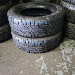 275 65r17 Set Of 2 Used Tires.         Ironman 