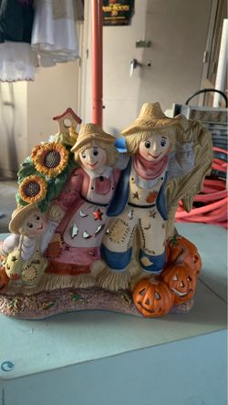 Party lite Scarecrow tealight holder