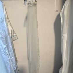 2 wedding veils and bridal headpiece (rose gold)