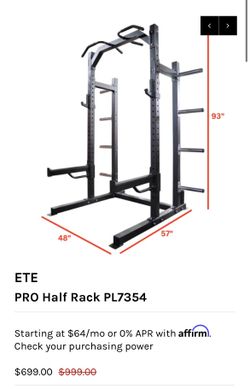 ETE Squat Rack And Adjustable Weights Bench LIKE NEW for Sale in West Covina CA OfferUp