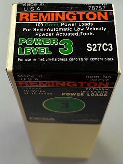 Remington S27C3 Power Level 3 Green Power Loads