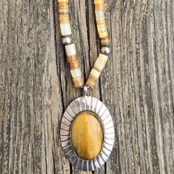 vintage native American jewelry necklace
