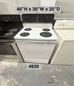 Hotpoint stove  Electric Coil Range Stove (#839) SEE PRICE DESCRIPTION