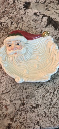 Santa serving tray