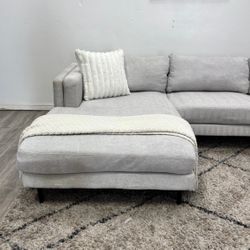 Grey Sectional Couch - Free Delivery 