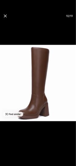 Brown fall boots