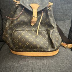 Vintage Louis Vuitton Monogram Montsouris GM Backpack