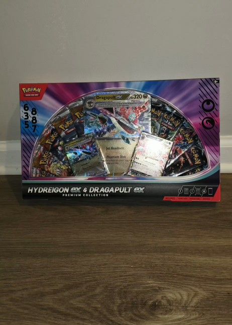 Pokemon TCG Hydreigon EX & Dragapult EX Premium Collection